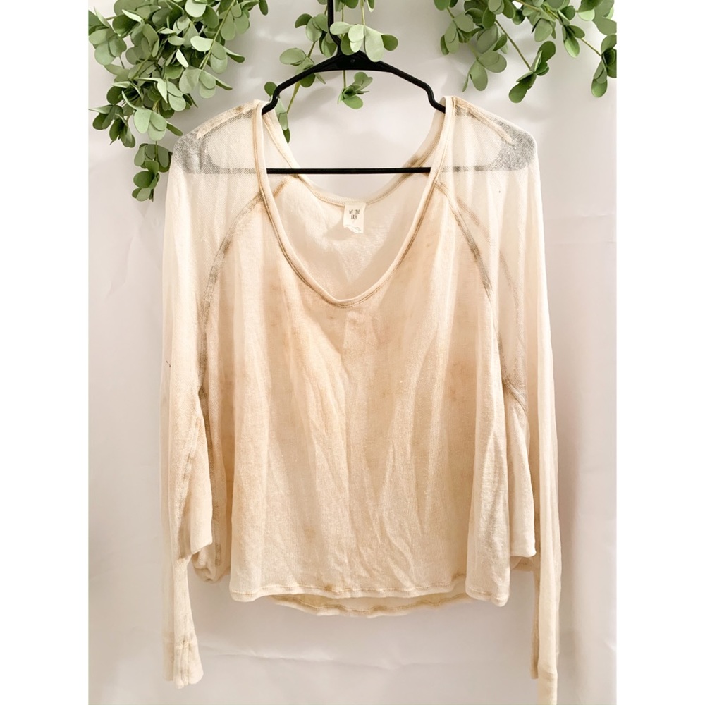Free People sheer top